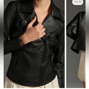 NWOT Anthropologie• BLANKNYC Faux Leather Moto Jacket